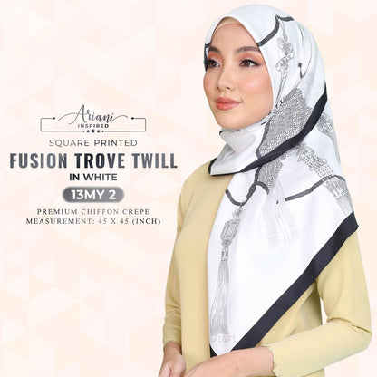 Ariani Inspired Fusion Trove Twill Printed SQ Collection