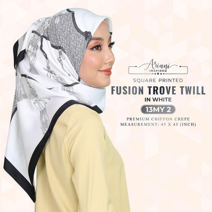 Ariani Inspired Fusion Trove Twill Printed SQ Collection