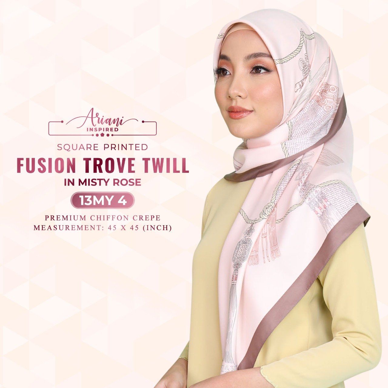 Ariani Inspired Fusion Trove Twill Printed SQ Collection