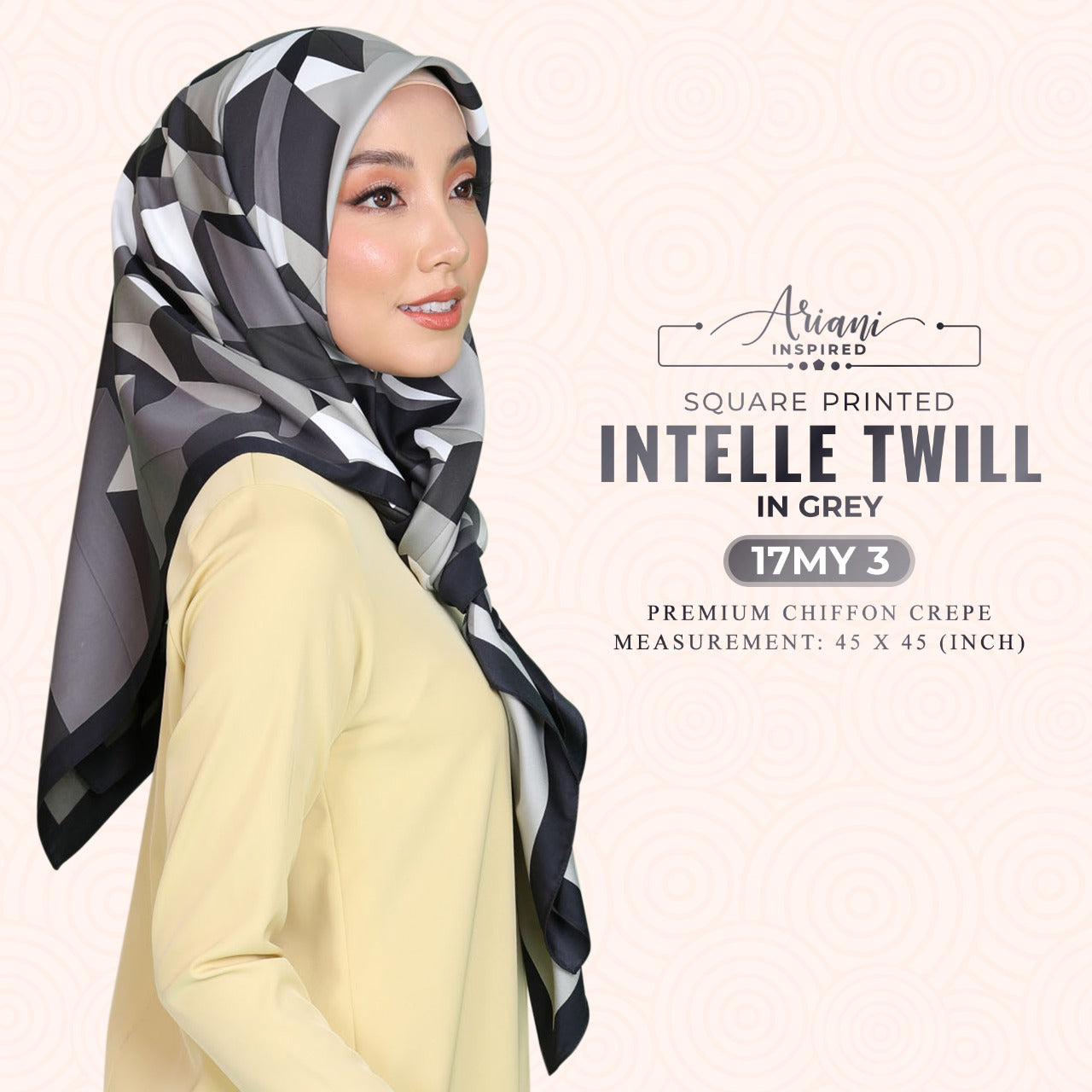 Ariani Inspired Printed Intelle Twill SQ Collection