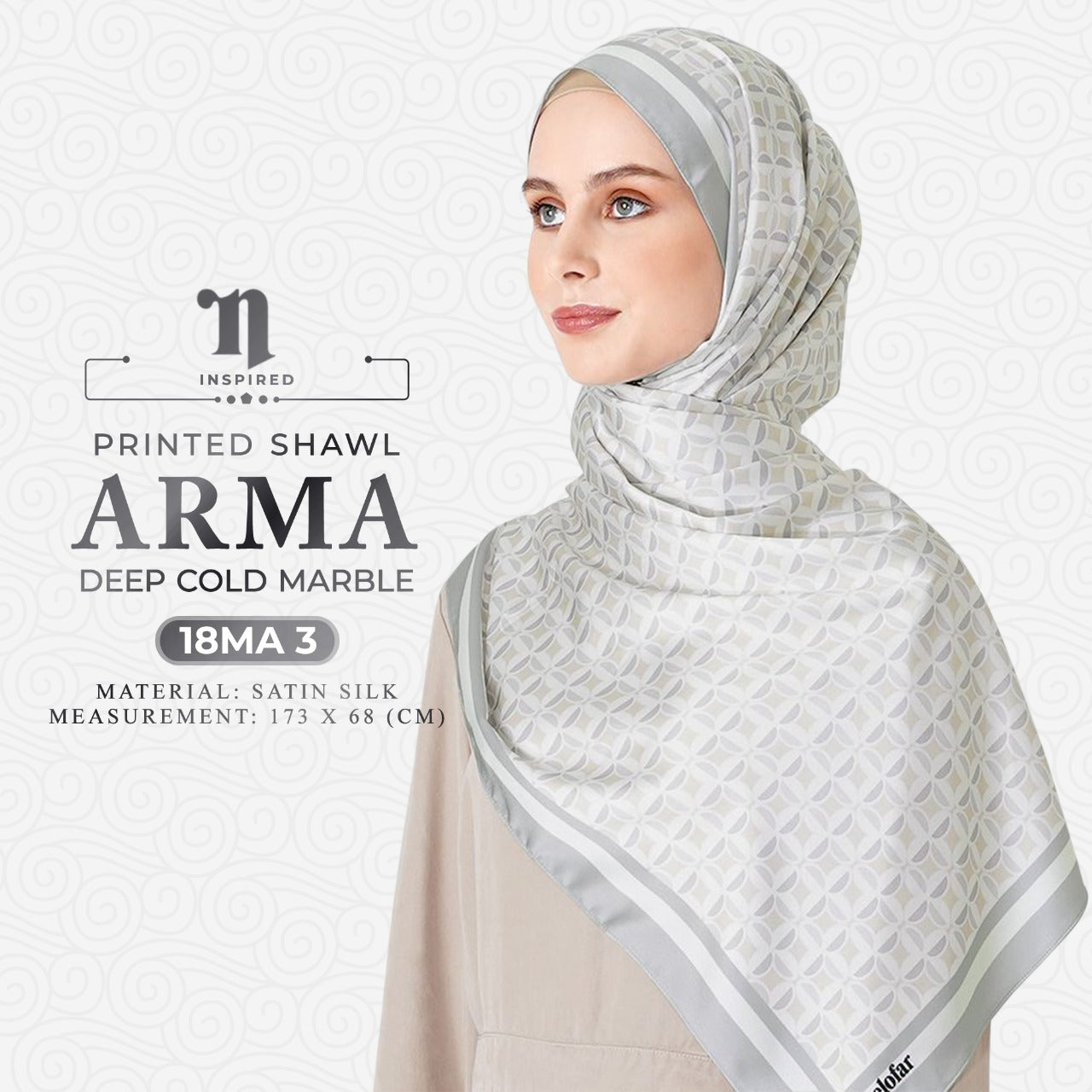 Naelofar Printed Shawl Arma Collection