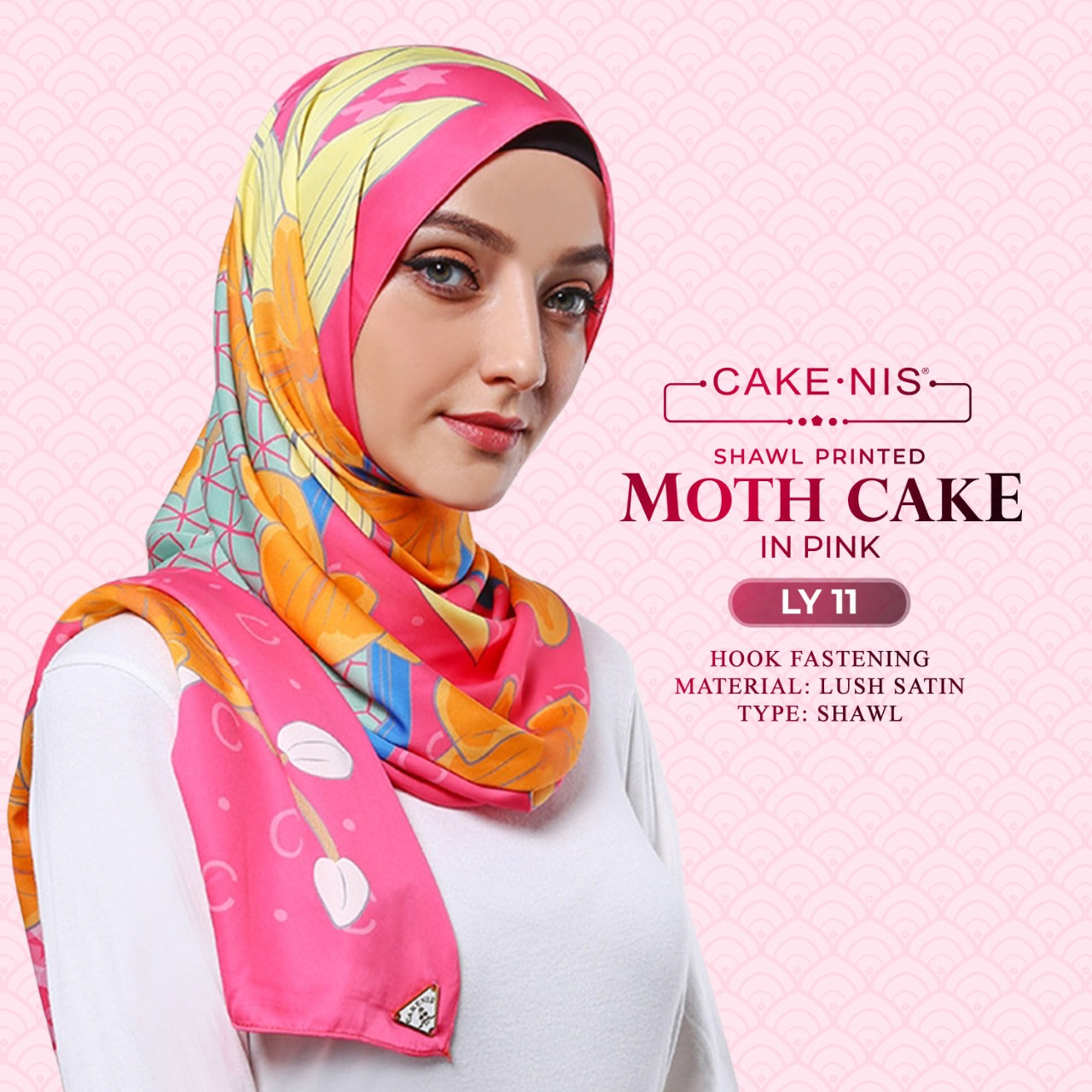 Cakenis Moth Cake Shawl Collection RM14