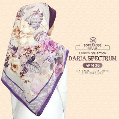 Sofearose Printed Daria Spectrum Bawal Express Instant Collection 3.0