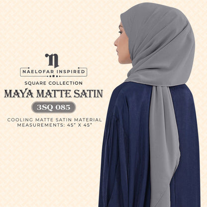 Naelofar Maya Matte Satin SQ Collection