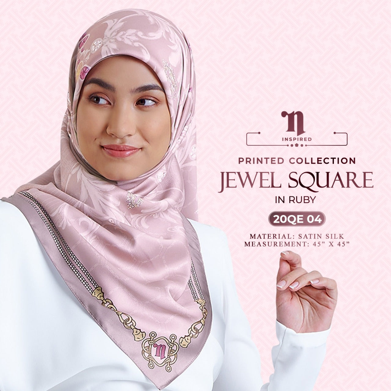 Naelofar Printed SQ Jewel Collection