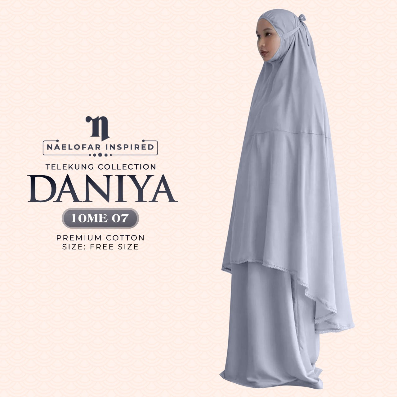 Telekung Naelofar Daniya Collection FREE Paperbag