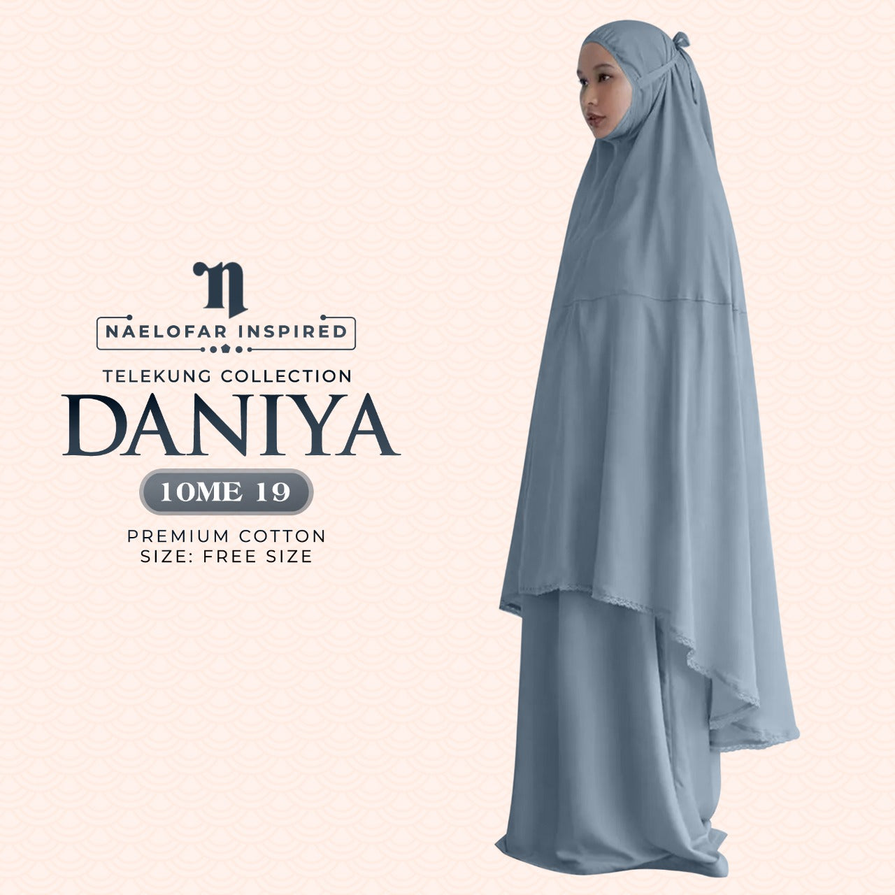 Telekung Naelofar Daniya Collection FREE Paperbag