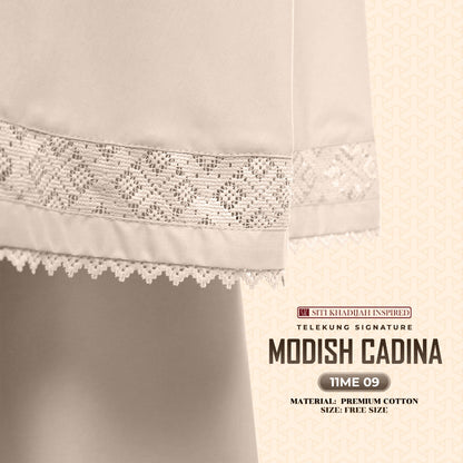 Telekung Siti Khadijah Signature Modish Cadina FREE Woven bag