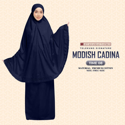 Telekung Siti Khadijah Signature Modish Cadina FREE Woven bag