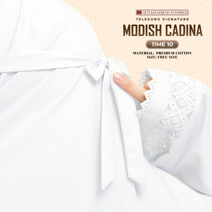 Telekung Siti Khadijah Signature Modish Cadina FREE Woven bag