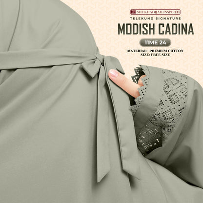 Telekung Siti Khadijah Signature Modish Cadina FREE Woven bag