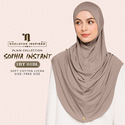 Naelofar Plain Sophia Instant Collection