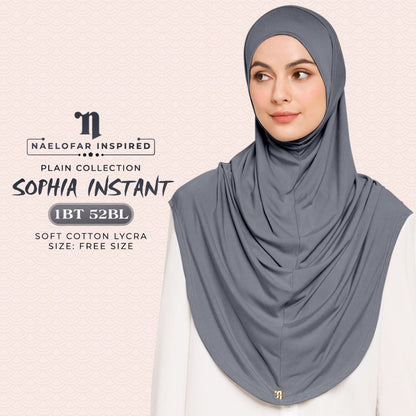 Naelofar Plain Sophia Instant Collection