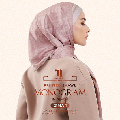 Naelofar Printed Shawl Monogram & Collection