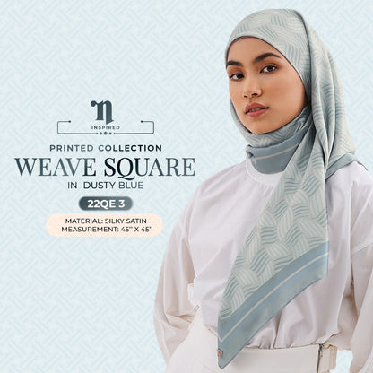 Naelofar Printed Weave SQ Collection