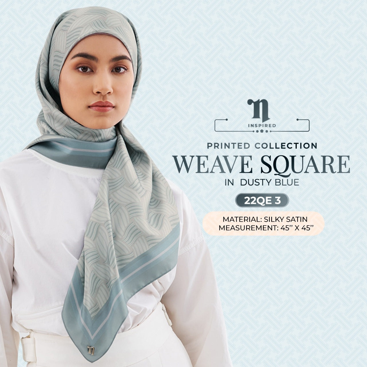 Naelofar Printed Weave SQ Collection