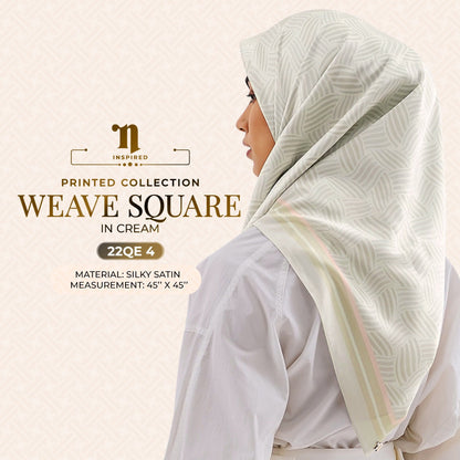 Naelofar Printed Weave SQ Collection