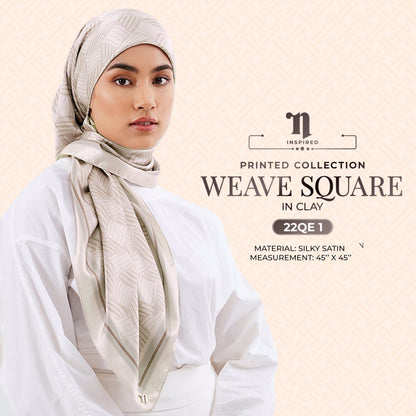 Naelofar Printed Weave SQ Collection