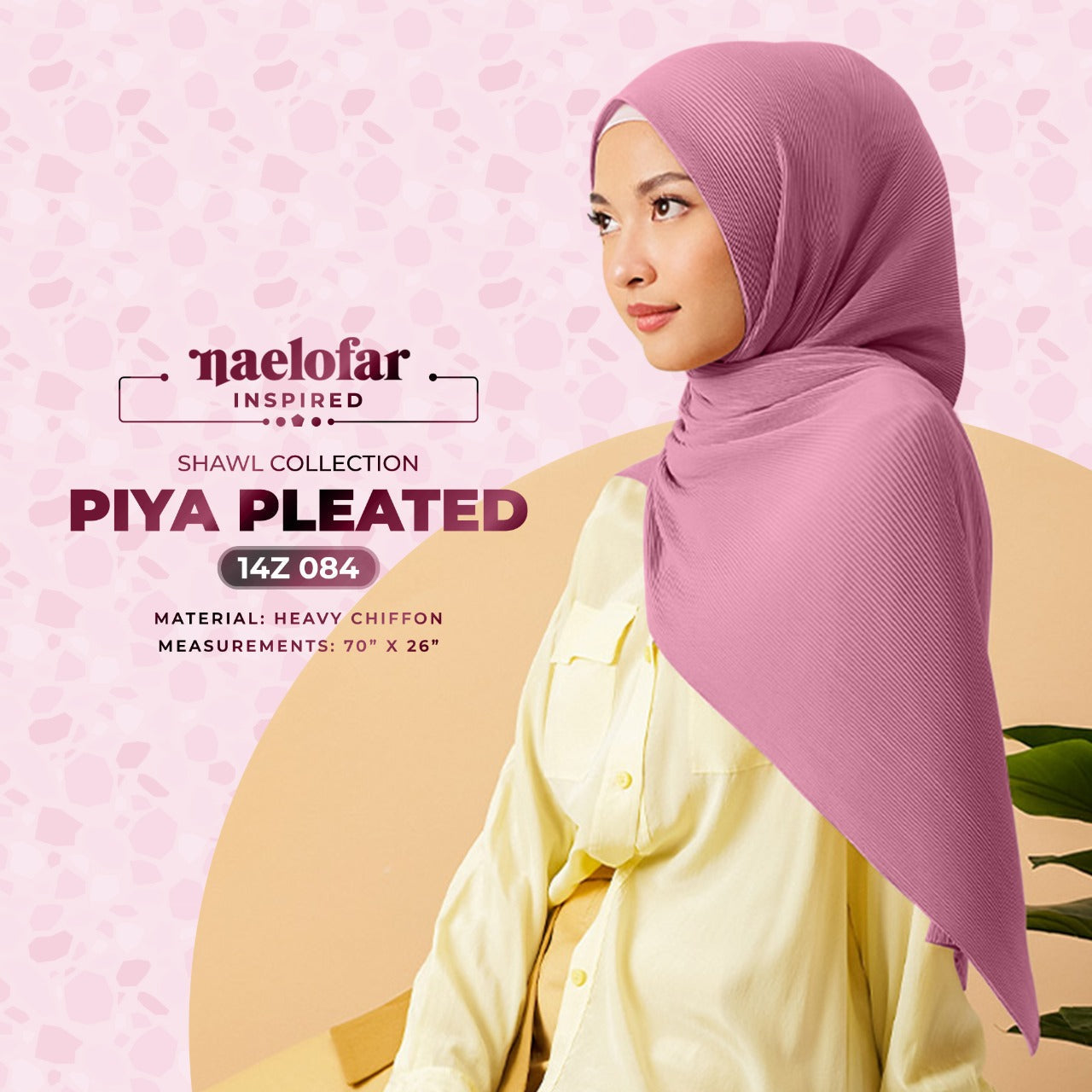 Naelofar Piya Pleated Shawl