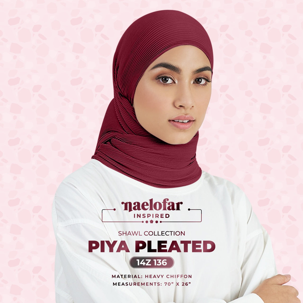 Naelofar Piya Pleated Shawl