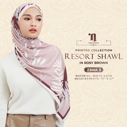 Naelofar Inspired The Resort Shawl Collection