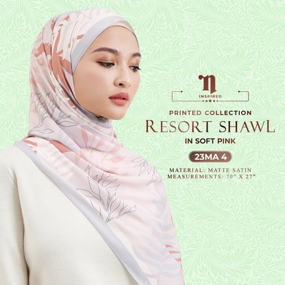 Naelofar Inspired The Resort Shawl Collection