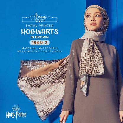 Ariani Inspired Shawl Printed Hogwarts Collection