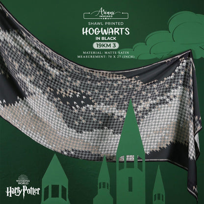 Ariani Inspired Shawl Printed Hogwarts Collection