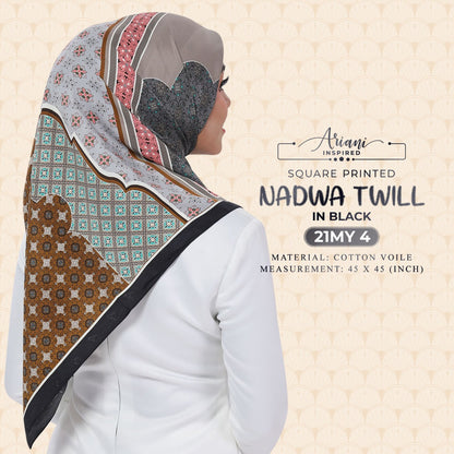 Ariani Inspired Printed Nadwa Twill SQ Collection