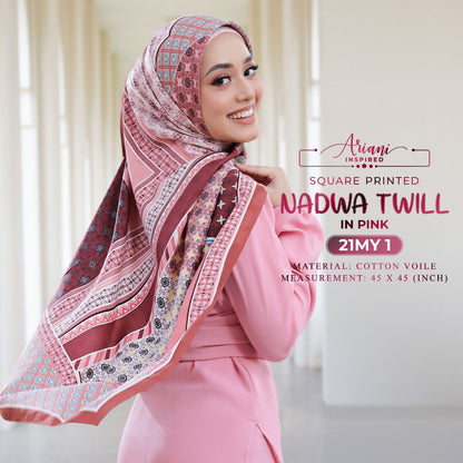 Ariani Inspired Printed Nadwa Twill SQ Collection