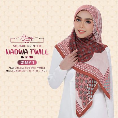 Ariani Inspired Printed Nadwa Twill SQ Collection