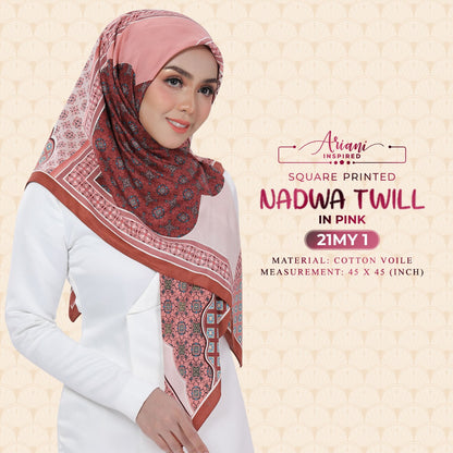 Ariani Inspired Printed Nadwa Twill SQ Collection