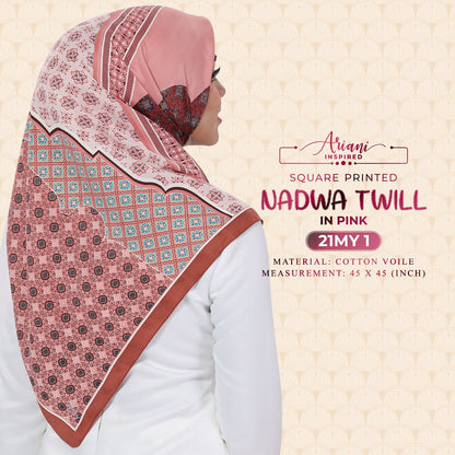 Ariani Inspired Printed Nadwa Twill SQ Collection