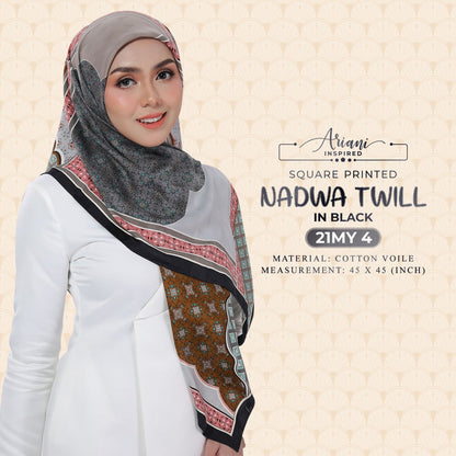 Ariani Inspired Printed Nadwa Twill SQ Collection