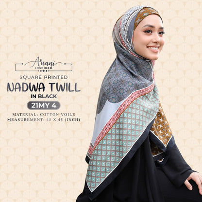 Ariani Inspired Printed Nadwa Twill SQ Collection