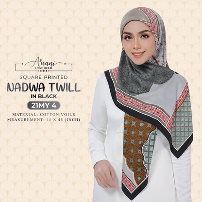 Ariani Inspired Printed Nadwa Twill SQ Collection