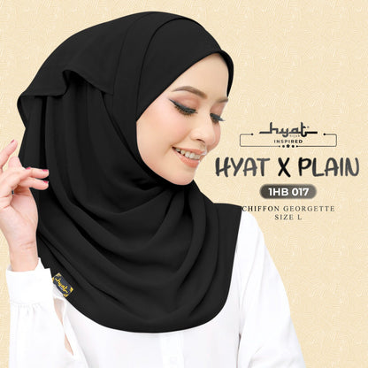 HYat Hijab Inspired X Plain Collection