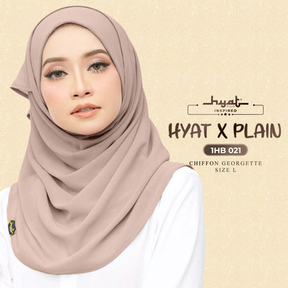 HYat Hijab Inspired X Plain Collection