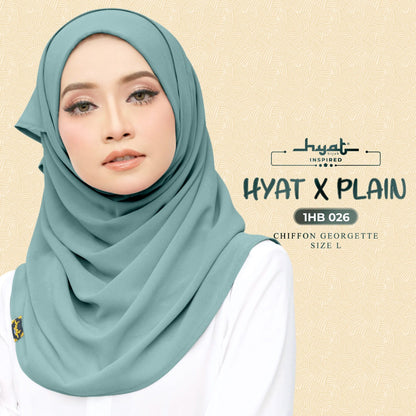 HYat Hijab Inspired X Plain Collection