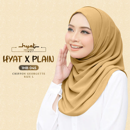 HYat Hijab Inspired X Plain Collection