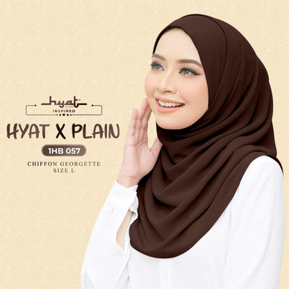 HYat Hijab Inspired X Plain Collection