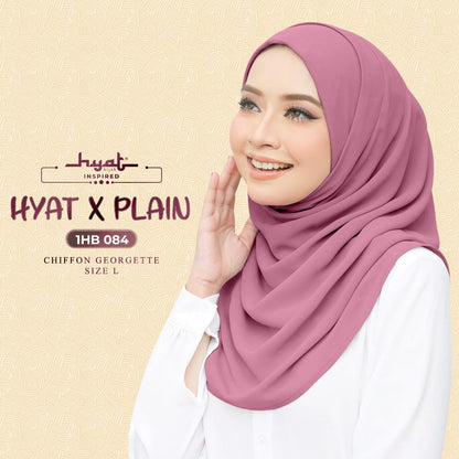 HYat Hijab Inspired X Plain Collection