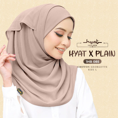 HYat Hijab Inspired X Plain Collection