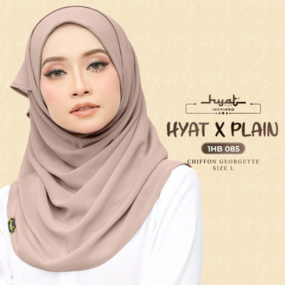 HYat Hijab Inspired X Plain Collection