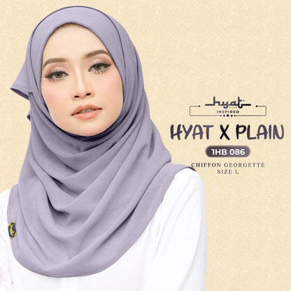 HYat Hijab Inspired X Plain Collection