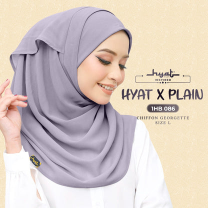 HYat Hijab Inspired X Plain Collection