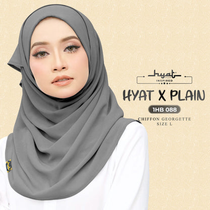 HYat Hijab Inspired X Plain Collection