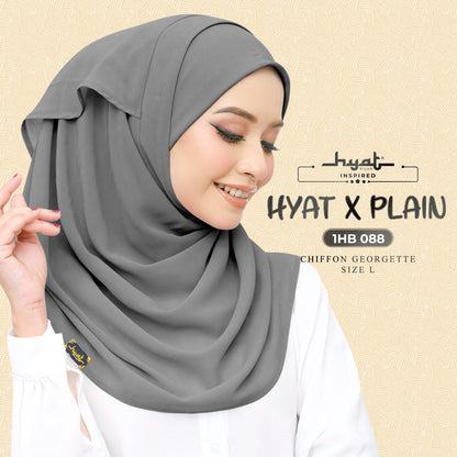 HYat Hijab Inspired X Plain Collection