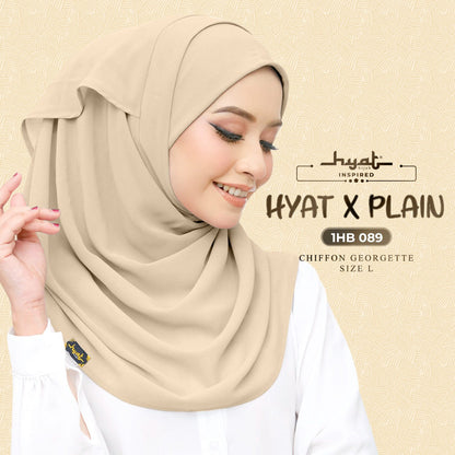 HYat Hijab Inspired X Plain Collection