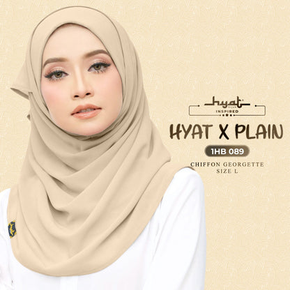 HYat Hijab Inspired X Plain Collection